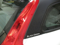 Volvo C30 Black Design - Car Wrapping Carbonio